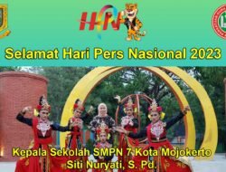 Kepala SMPN 7 Kota Mojokerto Mengucapkan Selamat Hari Pers Nasional 2023