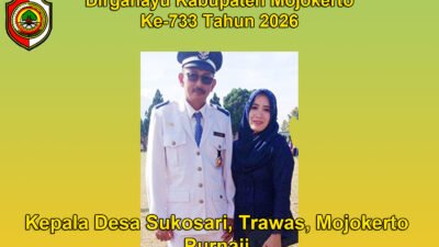 Kepala Desa Sukosari, Trawas, Mojokerto Mengucapkan Dirgahayu Kabupaten Mojokerto ke-733 Tahun 2026