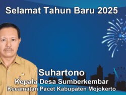 Kepala Desa Sumberkembar Mengucapkan Selamat Tahun Baru 2025