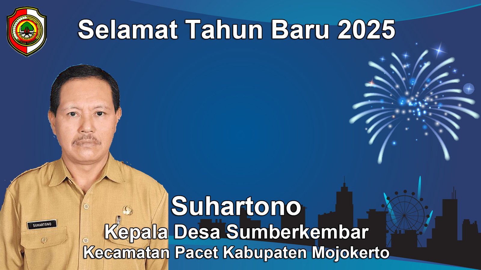 Kepala Desa Sumberkembar Mengucapkan Selamat Tahun Baru 2025