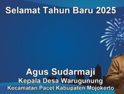 Kepala Desa Warugunung Mengucapkan Selamat Tahun Baru 2025