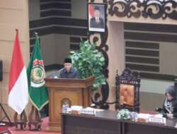DPRD Mojokerto Gelar Rapat Paripurna, Gus Barra Sampaikan Penjelasan LKPJ 2021