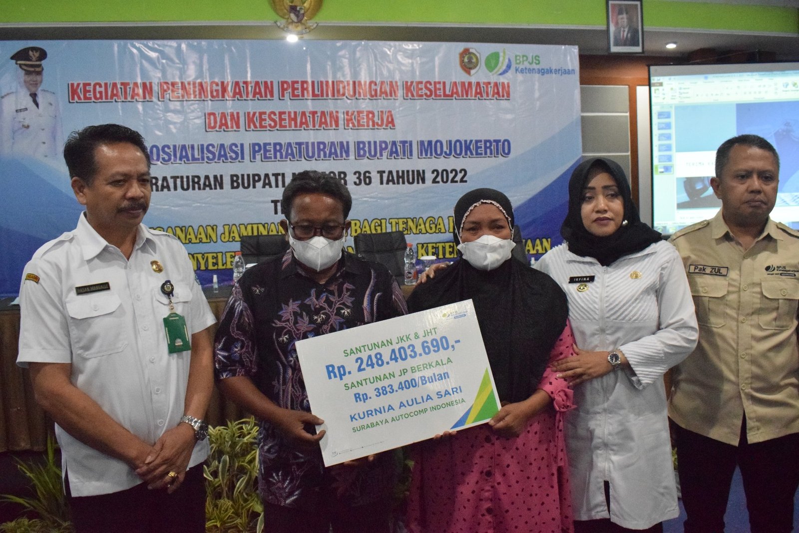 Buka Peningkatan Perlindungan K3, Bupati Mojokerto Harapkan Perusahan Terus Berperan Aktif