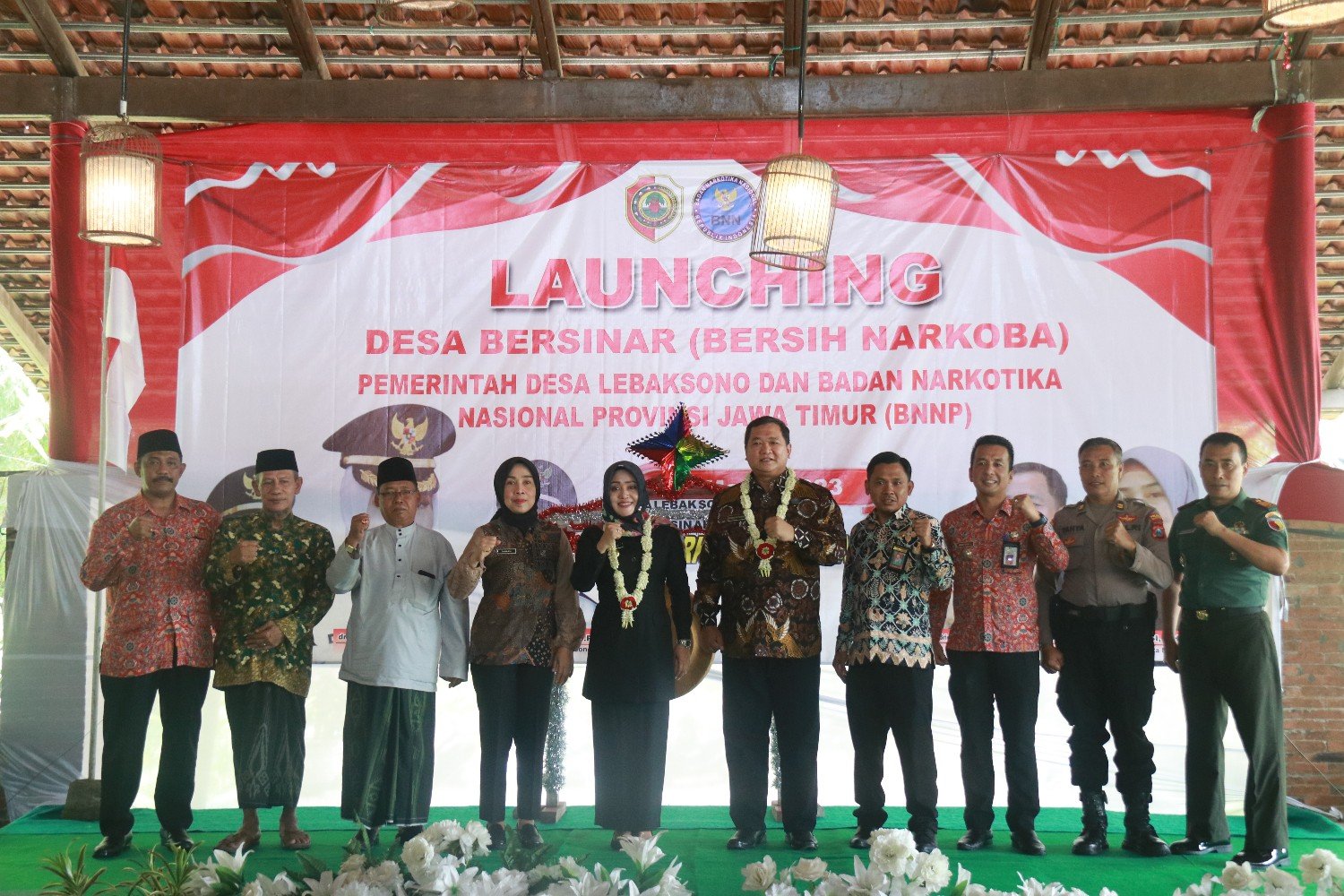 Ciptakan Desa Bersih dari Narkoba, Pemkab Mojokerto Bersama BNN Jatim Luncurkan Desa Bersinar