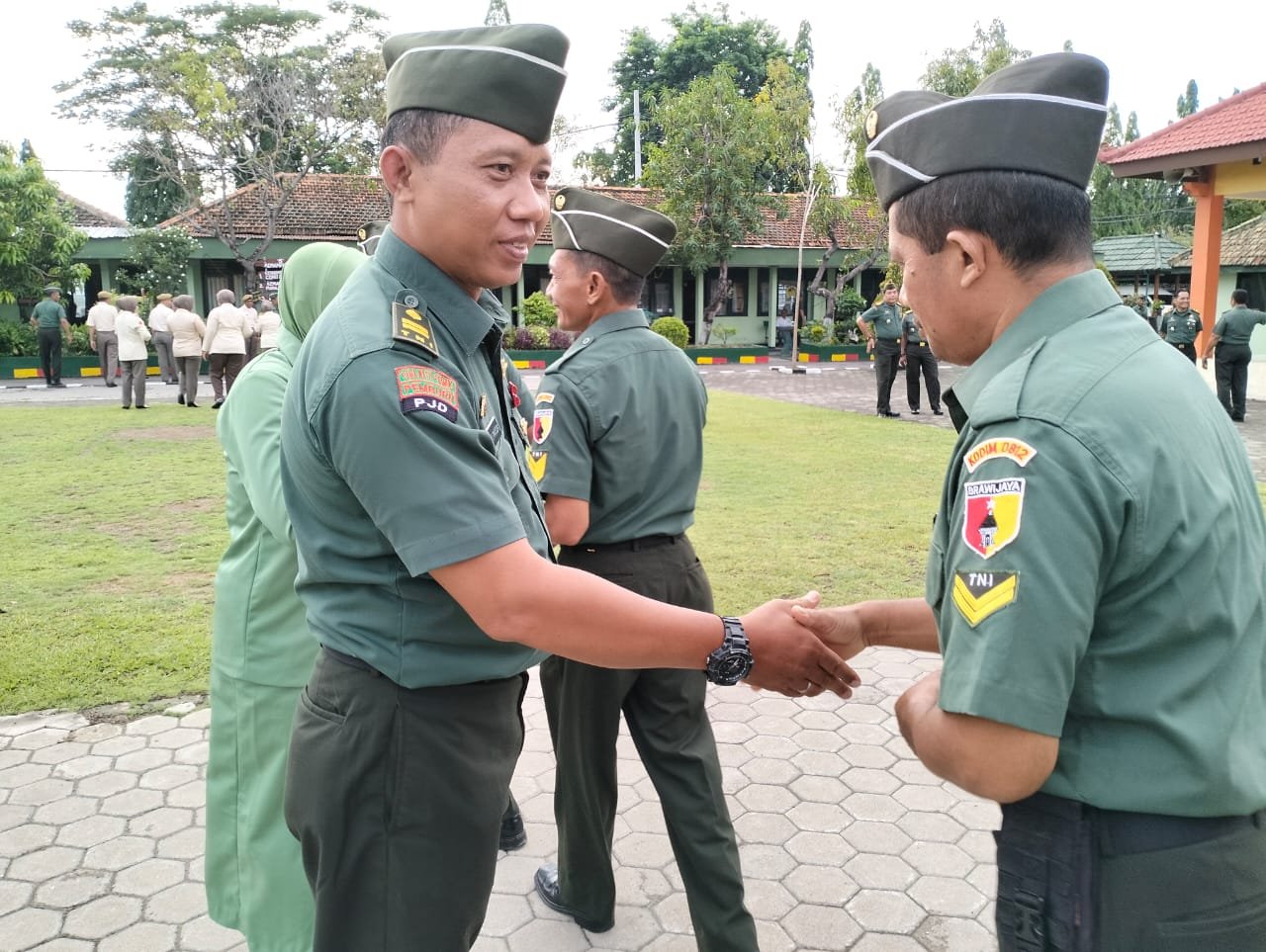 Dandim Lamongan Lepas Peltu Ali Maksum
