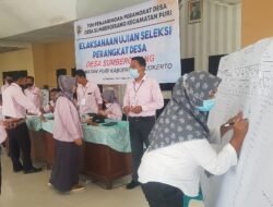 Pemdes Sumbergirang Gelar Ujian Perangkat Desa