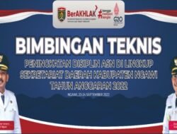 Bimtek Peningkatan Disiplin ASN di Lingkup Setda Ngawi Diharapkan Terus Dilakukan