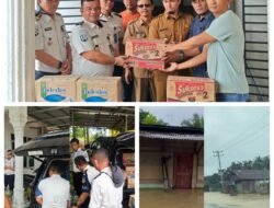 Peduli Korban Banjir, Lapas Narkotika Langkat Salurkan Bantuan Logistik ke Posko Besitang