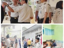 Perkuat Deteksi Dini dan Cegah Barang Terlarang, Lapas Kelas I Bandar Lampung Gelar Bersih-Bersih Massal Blok Hunian