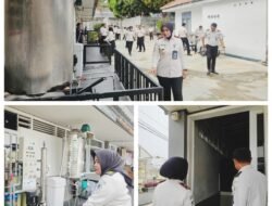 Kalapas Ike Rahmawati Cek Kualitas Air Bersih di Dapur Sehat, Lapas Bandar Lampung Pastikan Higienitas dan Layanan Air Panas Gratis