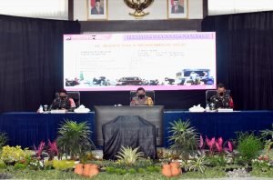 Pangdam V Brawijaya Bersama Kapolda Jatim Dan Pangkoarmada II Lakukan Kunjungan Kerjanya Di Kabupaten Tuban