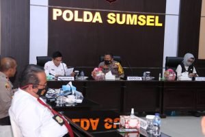 Kapolda Sumsel menbuka Rakor Tentang Perawatan Tahanan pada Rutan Polda Sumsel dan Jajaran
