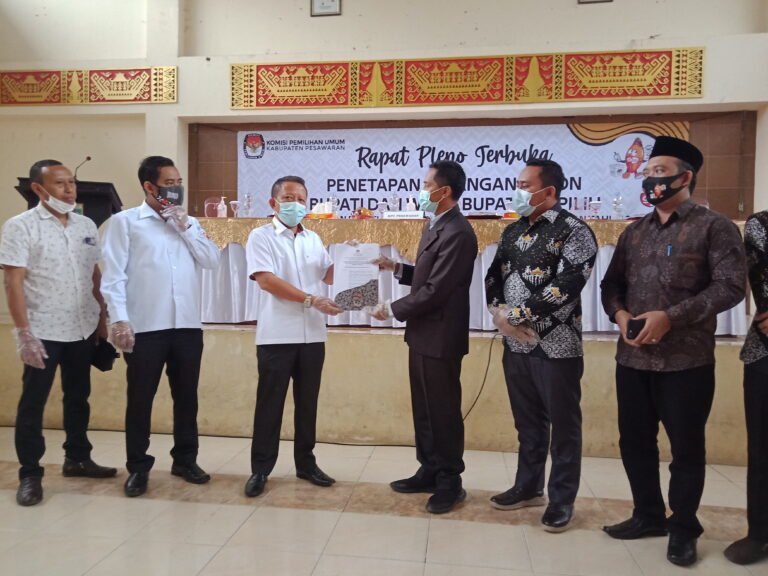 Dendi Ramadhona - S. Marzuki Resmi ditetapkan sebagai Bupati dan Wakil Bupati Pesawaran Lampung 2021-2024