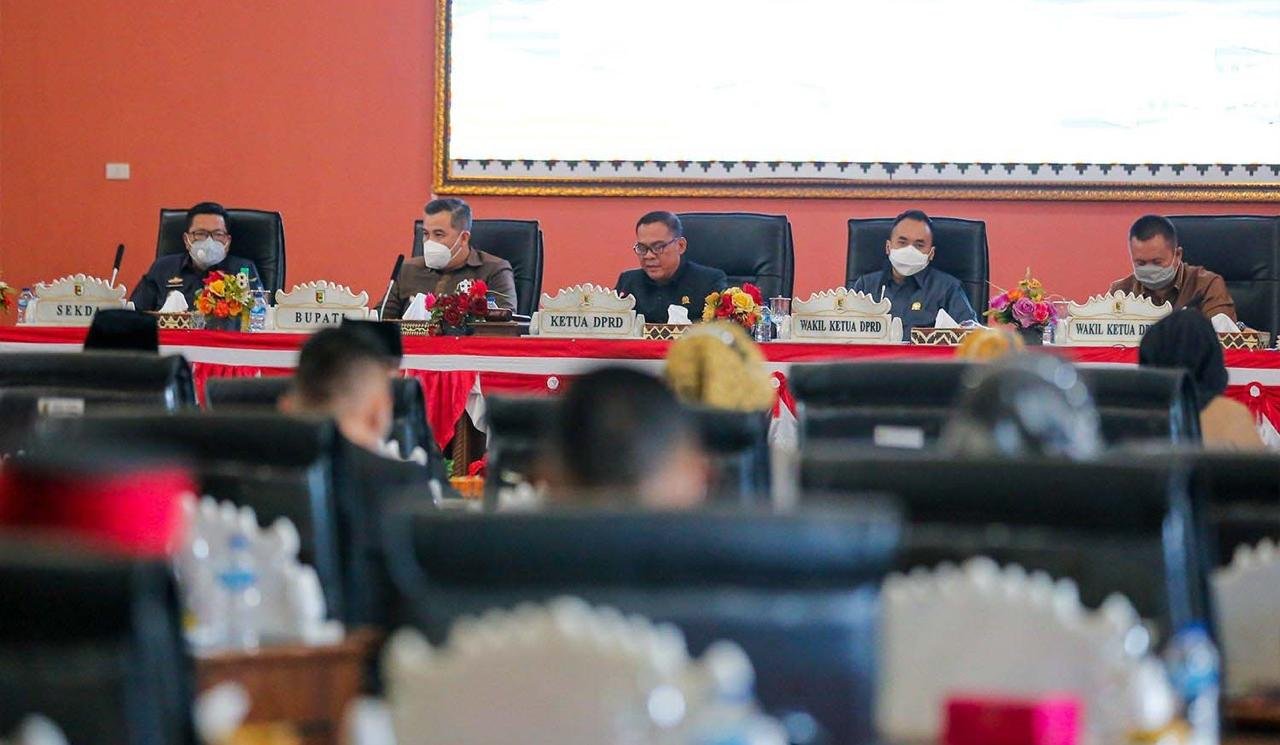 DPRD Pesawaran Gelar Paripurna Usulan Pengesahan Bupati dan Wakil Bupati Terpilih 2021-2024