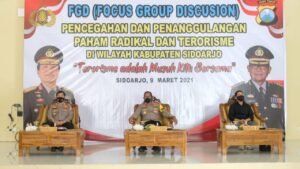 Cegah Paham Radikal, Polresta Sidoarjo FGD Dihadiri Tim Div Humas Polri