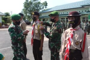 Dandim 0430/BA Membuka Kegiatan Perkemahan