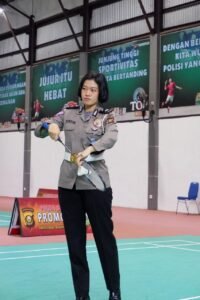 Kessya Aurelia Nabilla, Srikandi Polda Sumsel Jago Smash