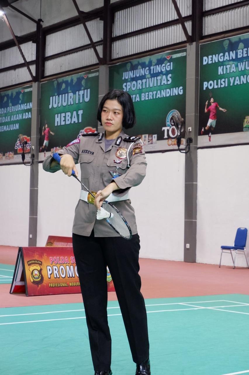 Kessya Aurelia Nabilla, Srikandi Polda Sumsel Jago Smash