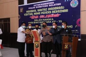 Polda Sumsel Nyatakan Perang Terhadap Narkoba