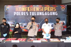 Polres Tulungagung Amankan 338 Gram Sabu & 104 Tersangka