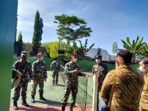 Kasilog Korem 082/CPYJ beserta Tim Tinjau Hibah Bangunan Kodim 0813/ Bojonegoro