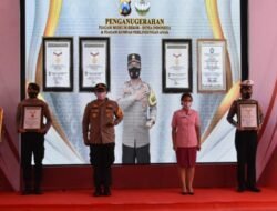 Polres Trenggalek Pecahkan Tiga Rekor MURI dan Terima Penghargaan Komnas PA