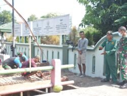 Meriam Towed Gun Dipasang di Depan Makorem 082/CPYJ