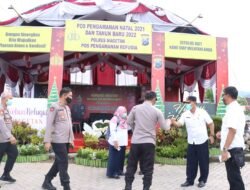 Kapolres Magetan Tinjau Kesiapan Pos Pengamanan di Perbatasan dan Tempat Wisata