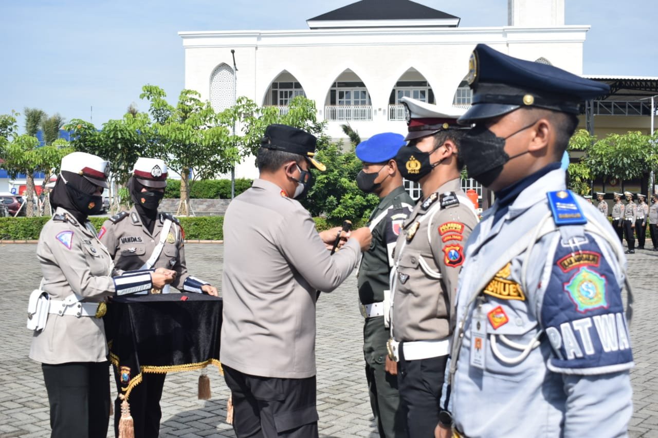 Amankan Nataru dan Antisipasi Omicron, Polresta Sidoarjo Gelar Operasi Lilin Semeru