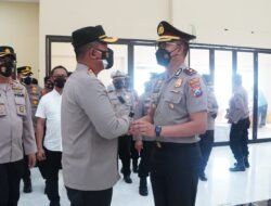 Kapolresta Sidoarjo Pimpin Upacara Kenaikan Pangkat 131 Anggota