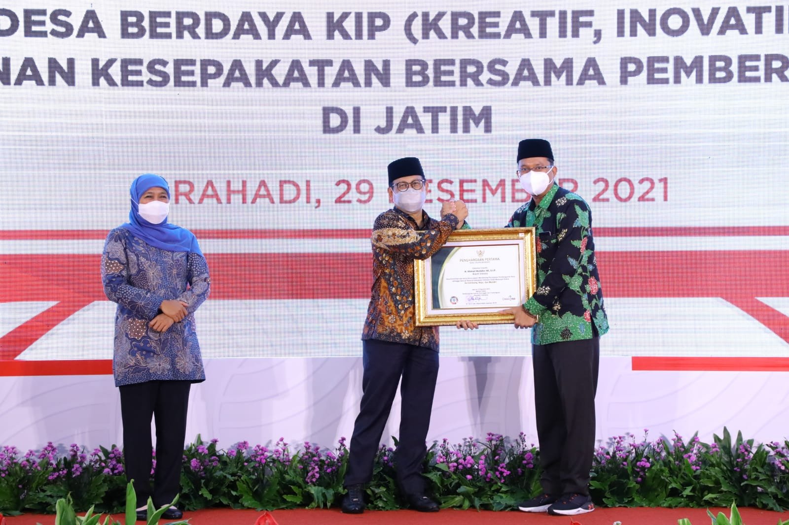 Bupati Sidoarjo Dongkrak Nilai Indeks Desa Membangun, dari Berkembang Menuju Maju