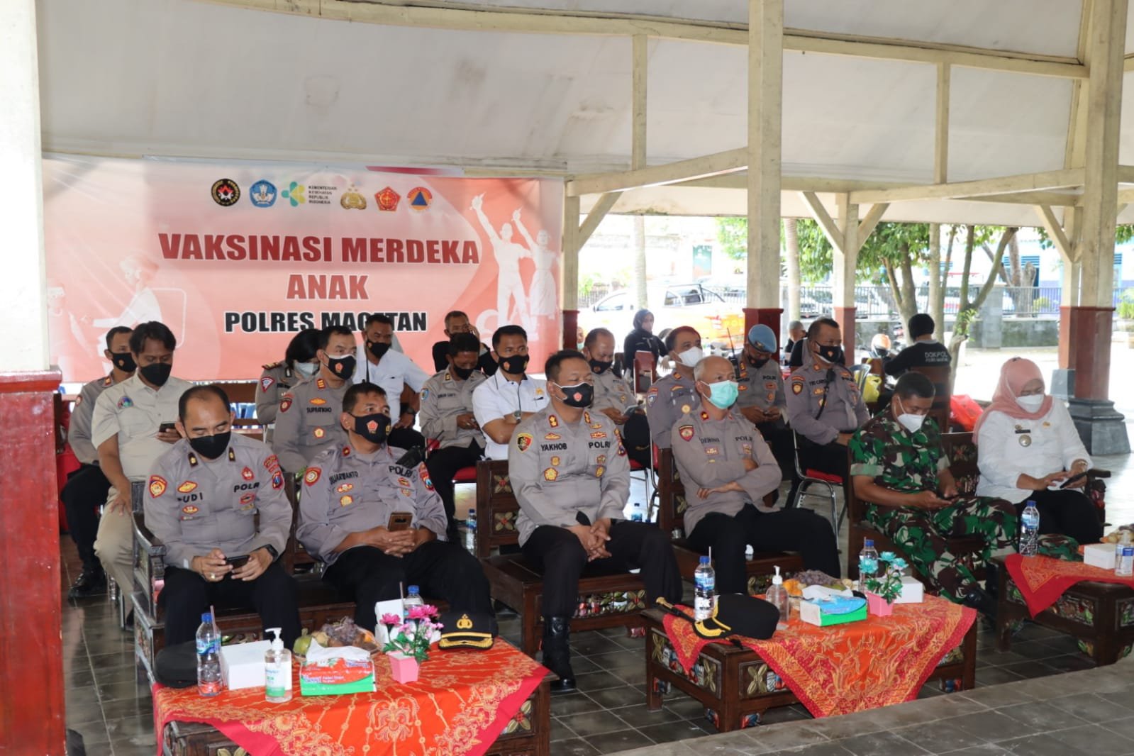 Polres Magetan Gelar Vaksinasi Merdeka Anak Usia 6-11 Tahun