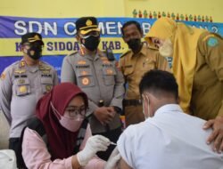 Kejar Target Akhir Januari 2022, Vaksinasi Anak Di Sidoarjo Dimasifkan