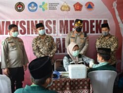 Kapolresta Sidoarjo Ikuti Zoom Meeting Vaksinasi Merdeka di Yayasan Ibad Al Rahman