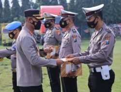 Apresiasi Kinerja Sat Lantas, Kapolres Madiun Berikan Reward