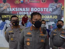 Sambut HPN 2022, Polresta Sidoarjo Gelar Vaksinasi Booster untuk Wartawan