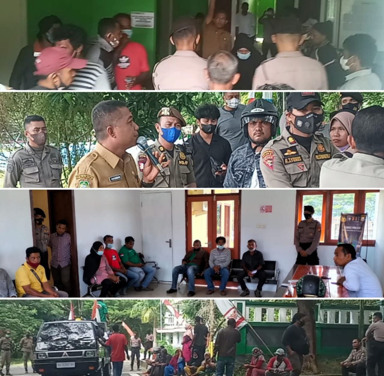 Kades Kaereu dan Kades Sidopo Diduga Korupsi, LSM KANE Gelar Unjuk Rasa