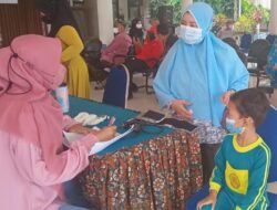 Badan Inteligen Negara Daerah Jatim Dan Dinkes Lakukan Serbuan Vaksinasi Di Kecamatan Tulangan Kabupaten Sidoarjo.