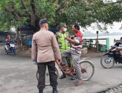 Mapolsek Beserta Koramil Dan Satuan Pamong Praja,Puskesmas Kecamatan Tarik Adakan Yustisi PAMOR KERIS