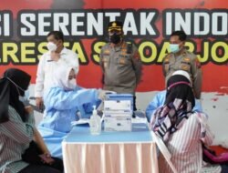 Kapolresta Sidoarjo: Percepatan Vaksinasi dan Kepatuhan Prokes Harus Terus Dimasifkan