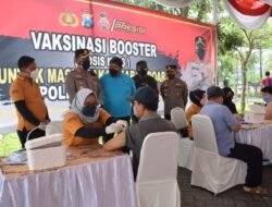 Vaksinasi Booster Polresta Sidoarjo, Menyasar Wilayah Perumahan