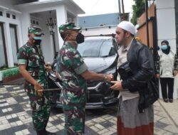 Danrem 082/CPYJ Sambut Kunker Pangdam V/Brw Di Wilayah Kodim 0811/Tuban