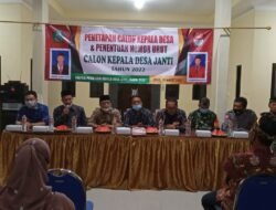 Penetapan Calon Kepala Desa Dan Penentuan Nomor Urut Calon Kepala Desa Janti Tahun 2022