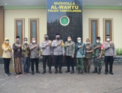 Kapolresta Sidoarjo Resmikan Mushola Al Wahyu Polsek Tanggulangin