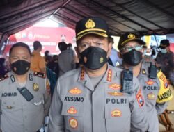 Kapolresta Sidoarjo Pantau Percepatan Vaksinasi Covid-19 di Gerai Vaksin TPI