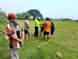 Kepala Desa Dan Panitia Sudah Mempersiapkan Penataannya Di Lapangan