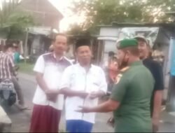 Babinsa 0816/05 Dampingi Danramil Serta Kapolsek mengunjungi Warga Terdampak Angin Puting Beliung Dibeberapa Desa Di Wilayah Kecamatan Tulangan