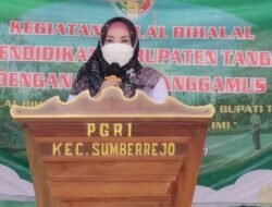 Bupati Tanggamus Hadiri Halal Bihalal Dinas Pendidikan