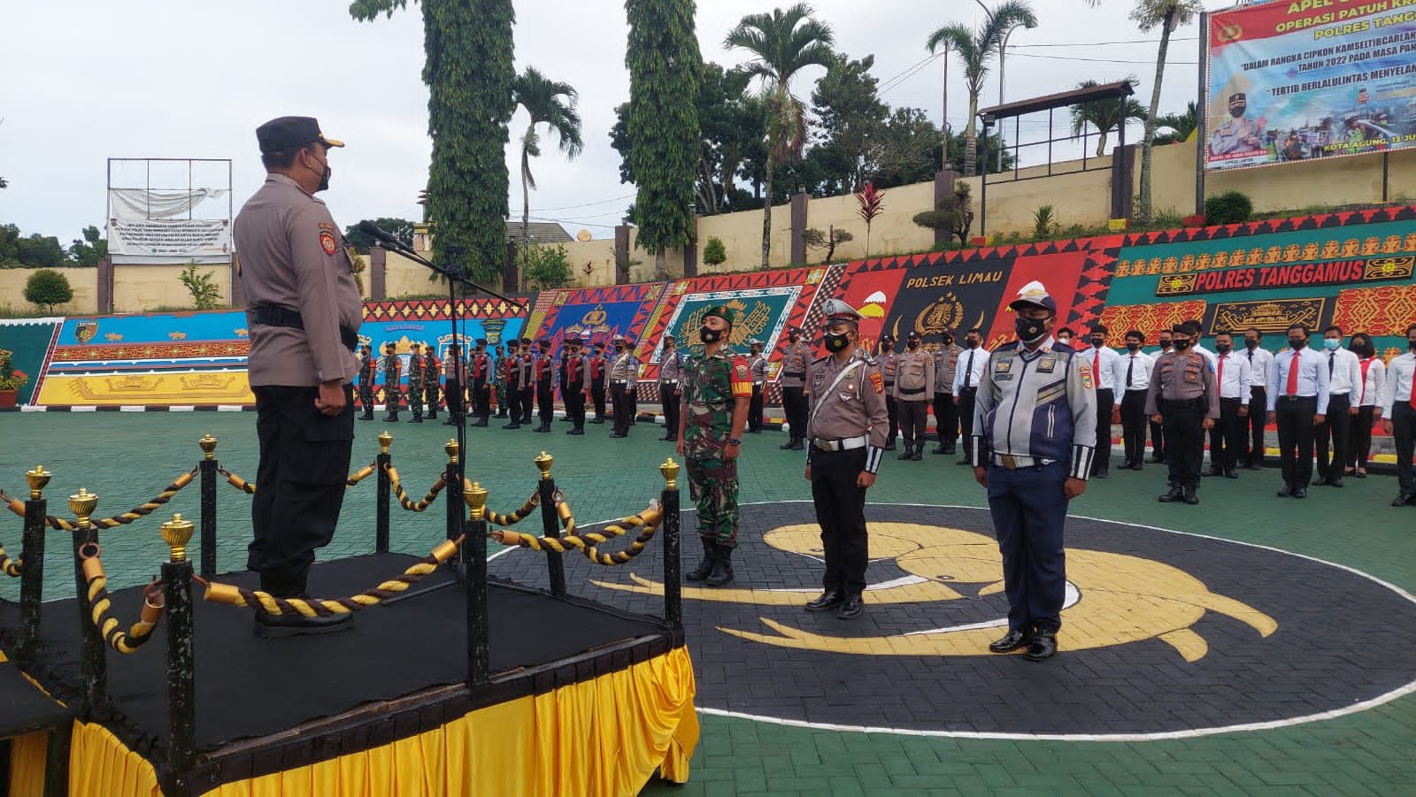 Polres Tanggamus Gelar Operasi Patuh Krakatau 2022