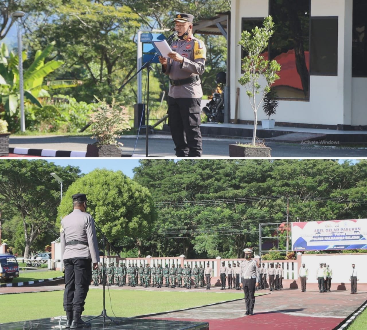 Wakapolres Halsel Pimpin Apel Operasi Patuh Kieraha 2002